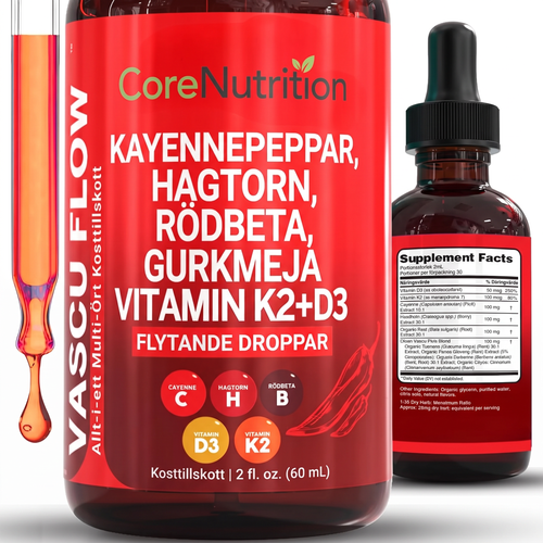 Cayennepeppar – Flytande Droppar