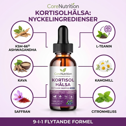 Kortisolbalans - Flytande Droppar