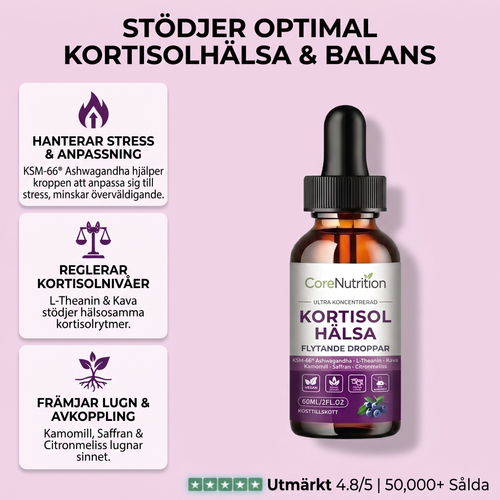 Kortisolbalans - Flytande Droppar