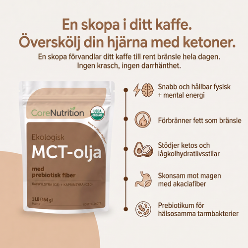 Ekologiskt MCT-oljepulver