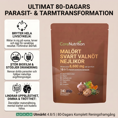 Svart Valnöt & Malört - Kapslar